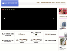 Tablet Screenshot of bleucommebleu.jp